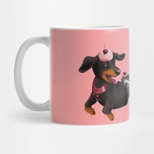 Daschund cakeroll Mug